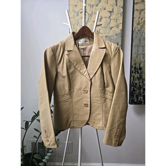 Vintage Lew Magram Leather Fringe Jacket 100% PIG NAPPA Size S - Picture 1 of 12